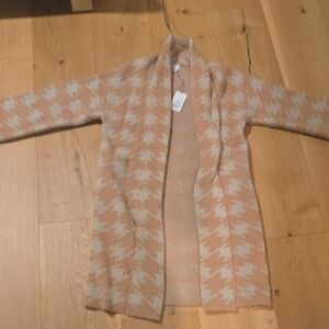 a new day Tan and Cream Cardigan